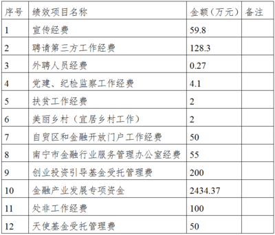 南寧市金融辦2021年部門預算及“三公”經費預算對金融行業項目投資管理的影響分析